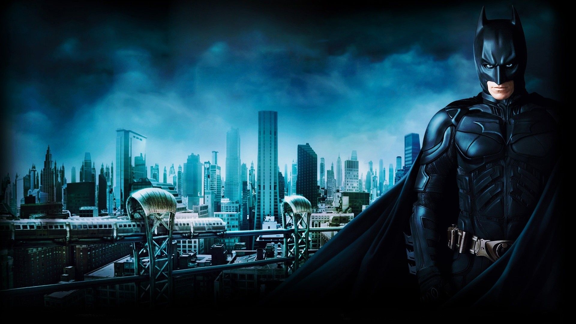 Download Batman Begins Gotham Train Wallpaper | Full HD Wallpapers
