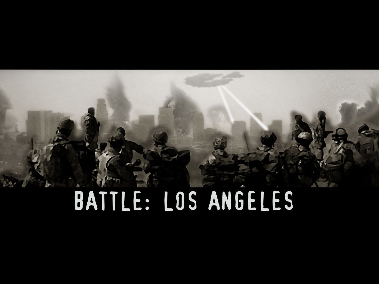 BATTLE LOS ANGELES action sci-fi drama poster apocalyptic s ...