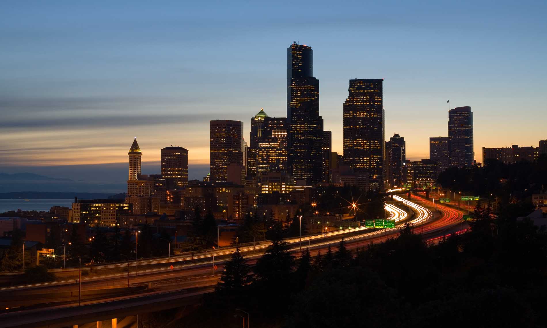 Los Angeles Skyline HD Desktop Wallpaper