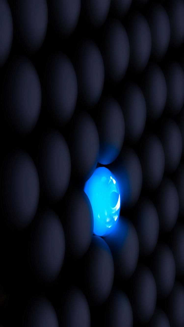 Blue and black ball 3d iphone hq wallpapers free download | iPhone ...