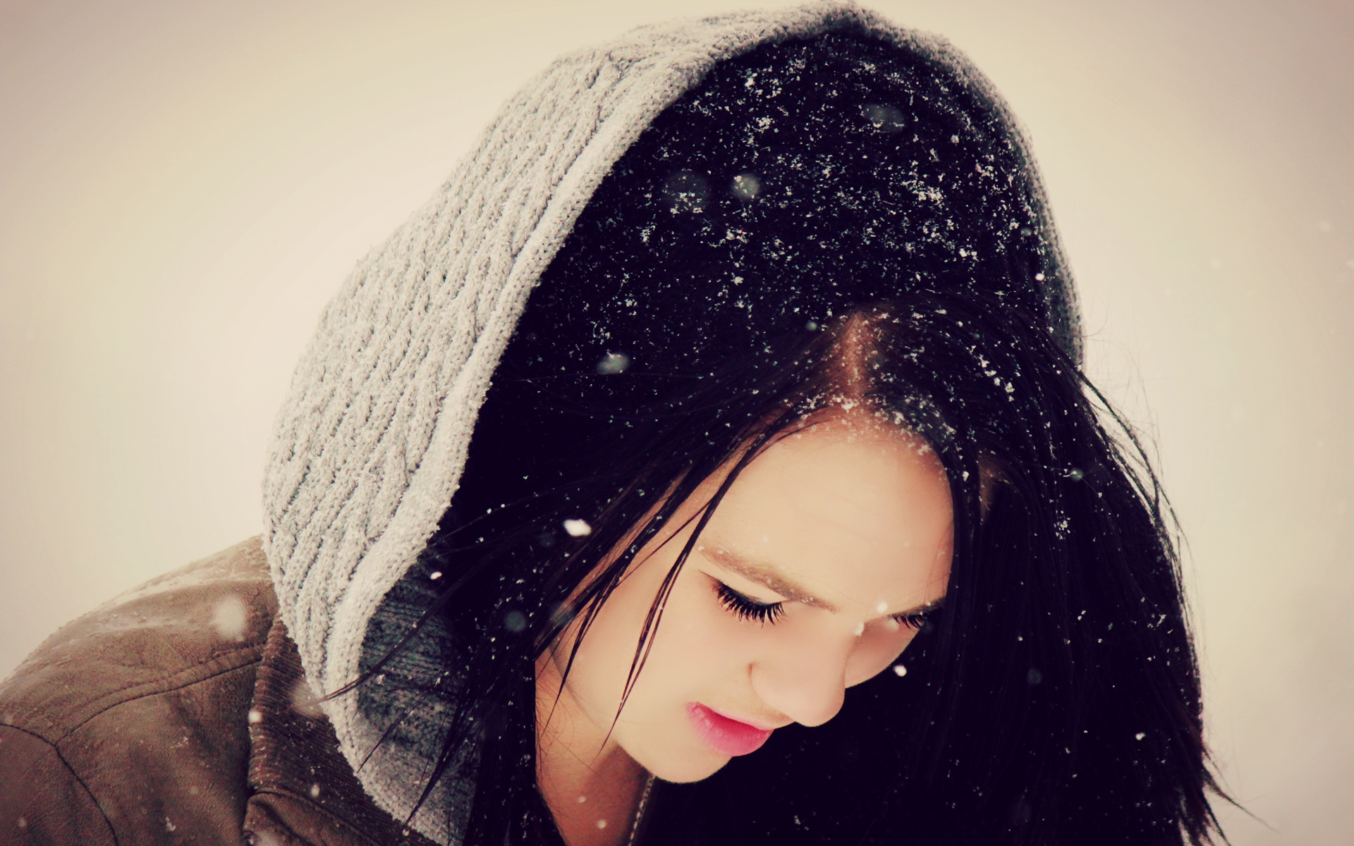 Snow All Over the Upset Girls Head, When Will She Cheer Up and other