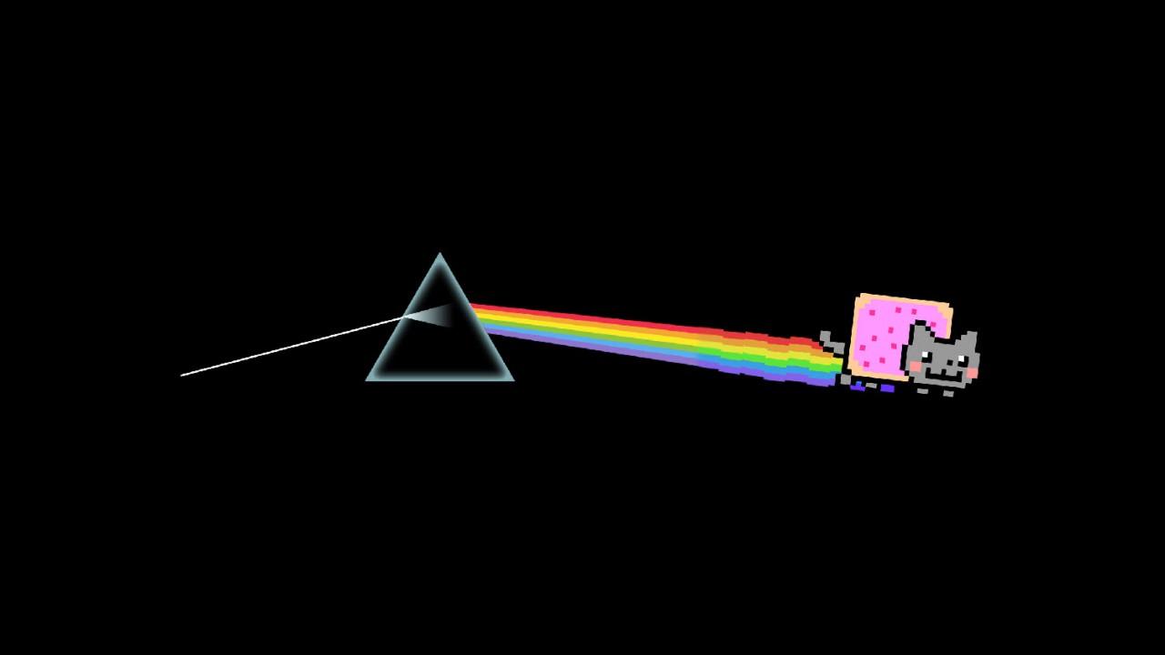 Wallpaper creates a Pink Floyd Nyan Cat in Photoshop + ...