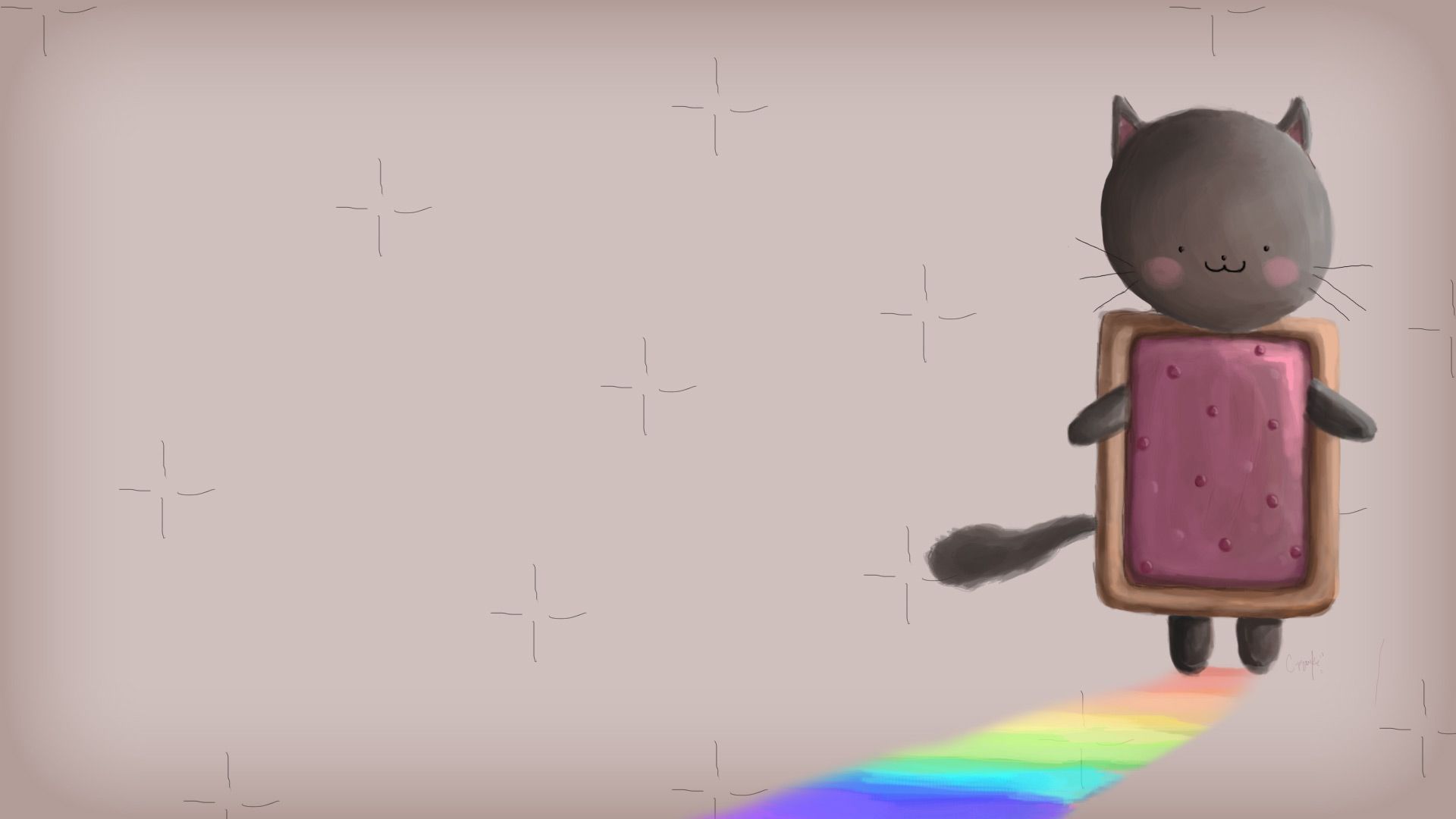 ihascupquake.com - Nyan Cat Wallpaper