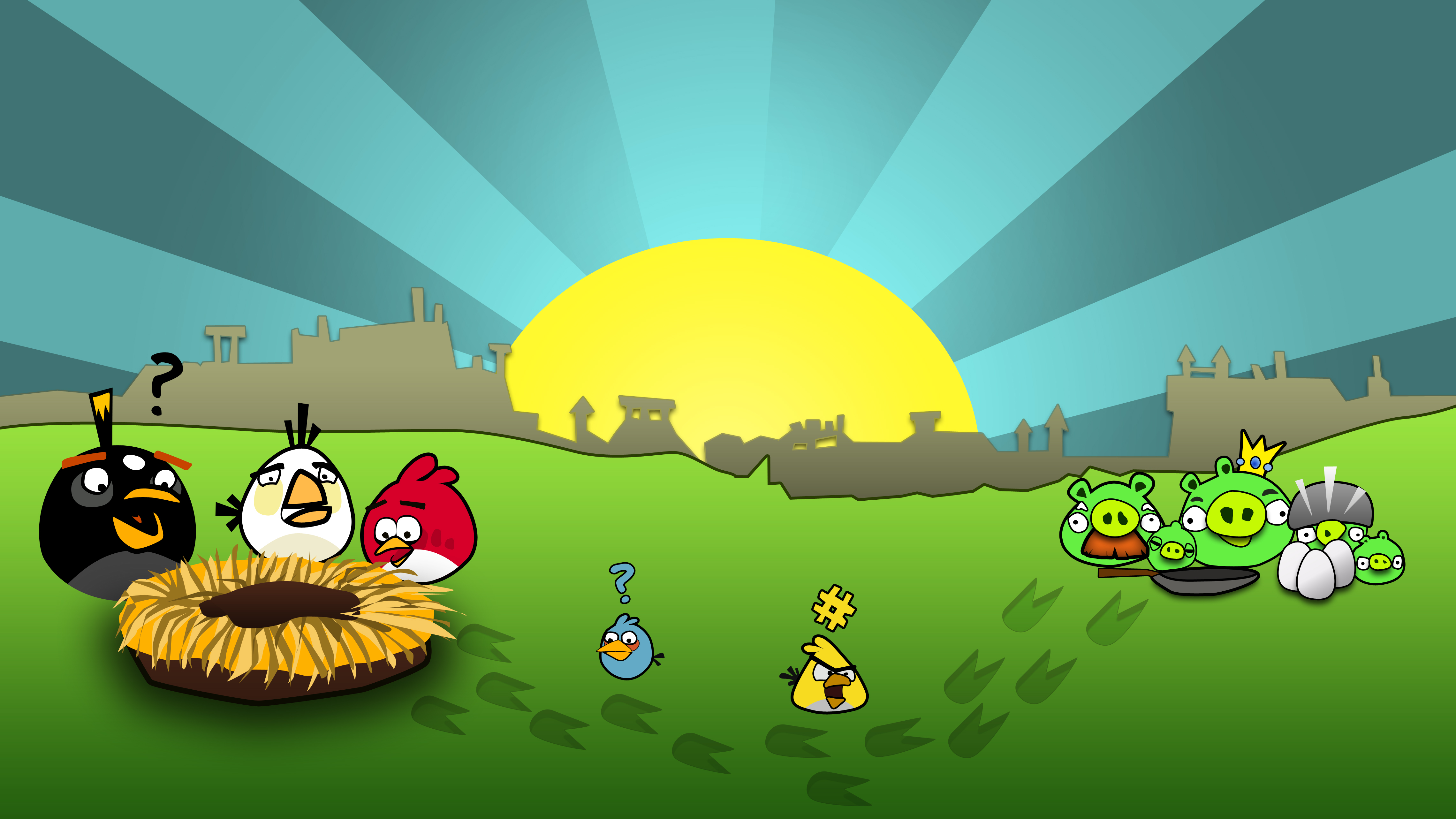 Angry Bird Wallpaper Background #4887 Wallpaper | High Quality ...