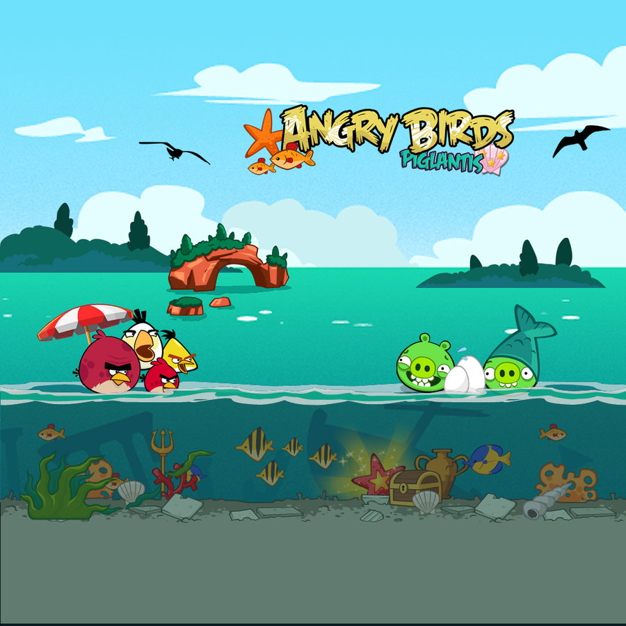 Angry Birds Seasons iPad Background by sal9 on DeviantArt