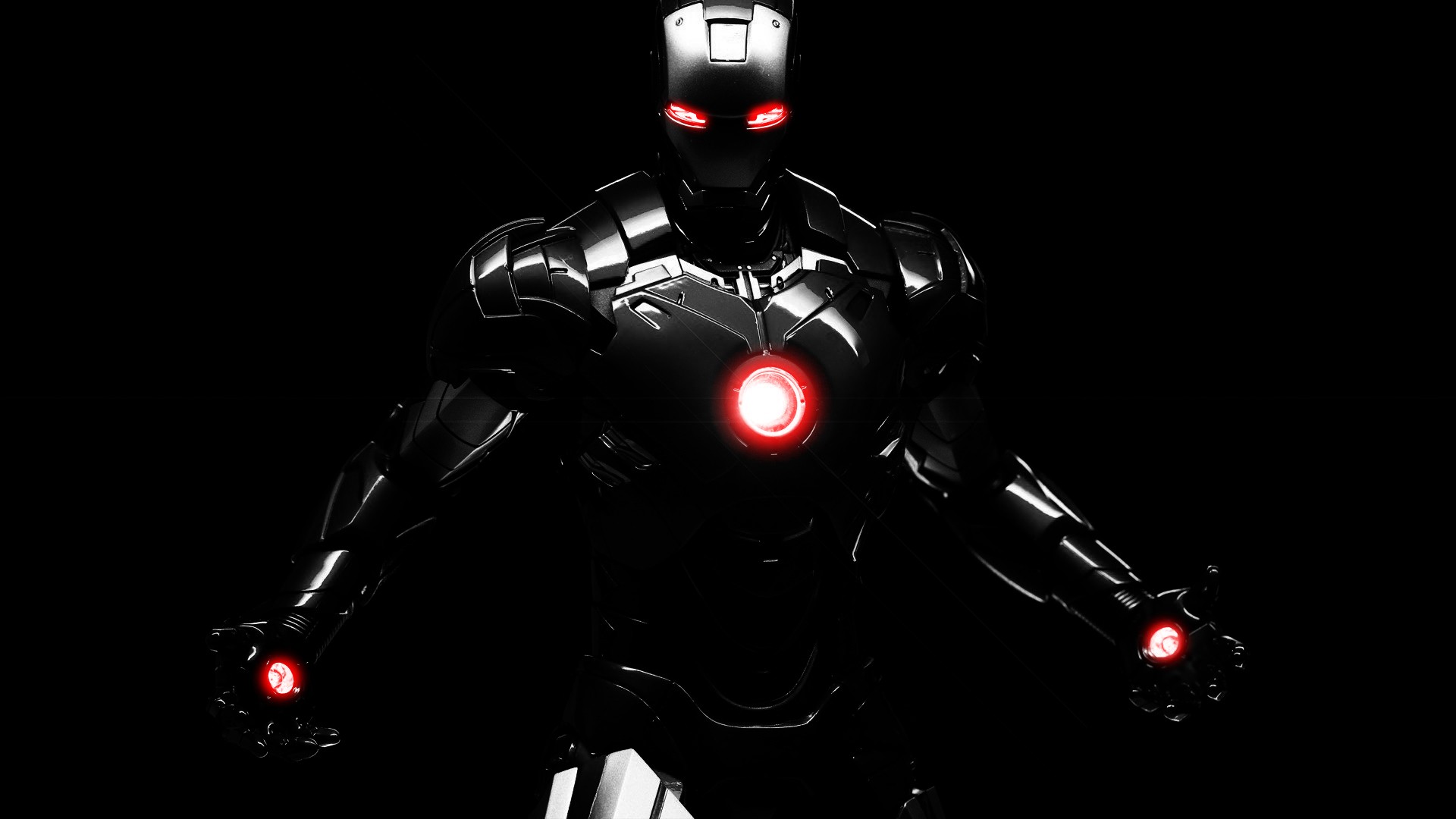 Cool Iron Man in Black in HD for Wallpaper - Wallpapers in HD