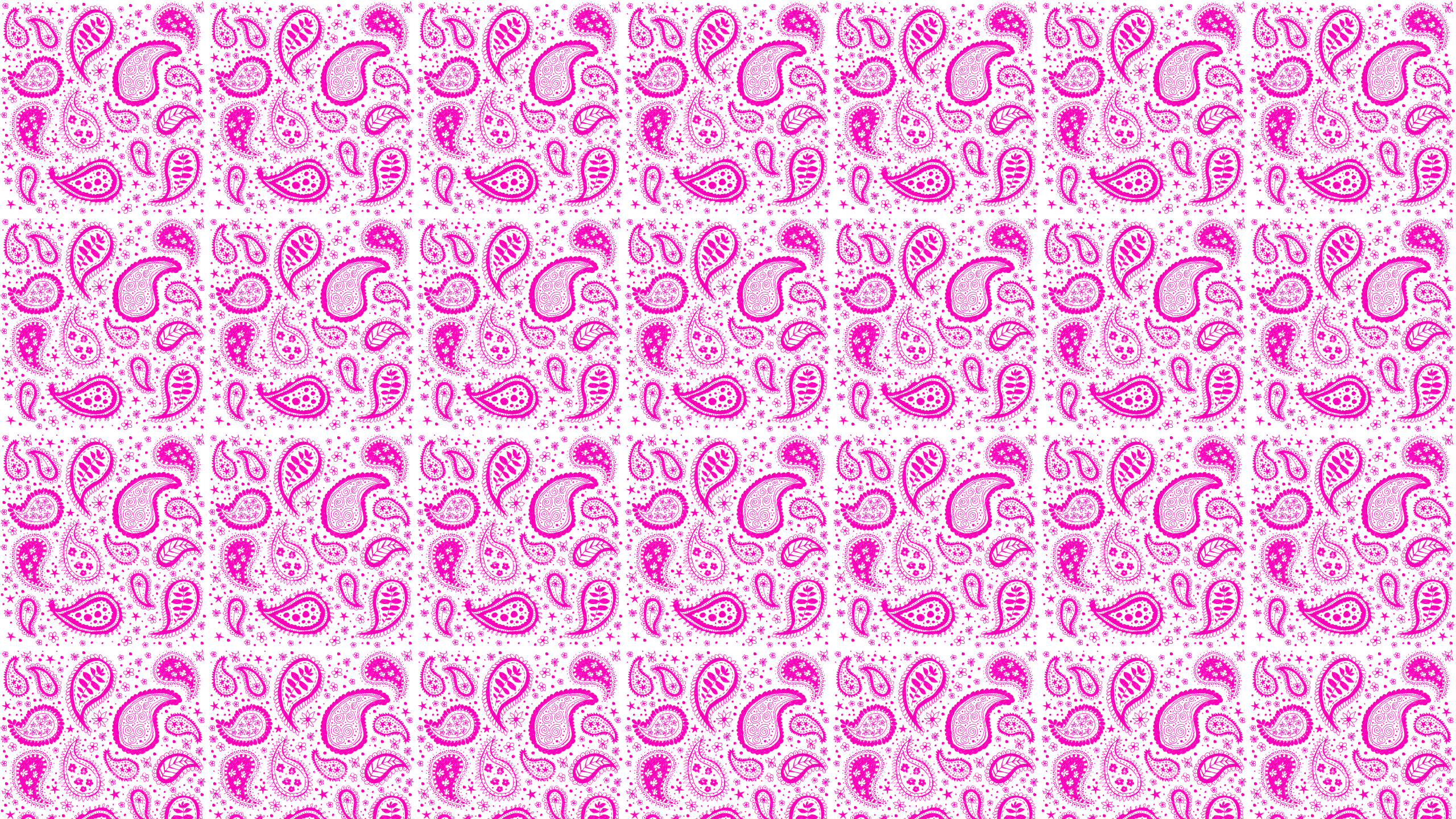 Pink Paisley Desktop Wallpaper