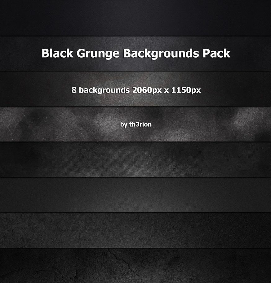 Black Grunge Backgrounds Pack by th3rion on DeviantArt