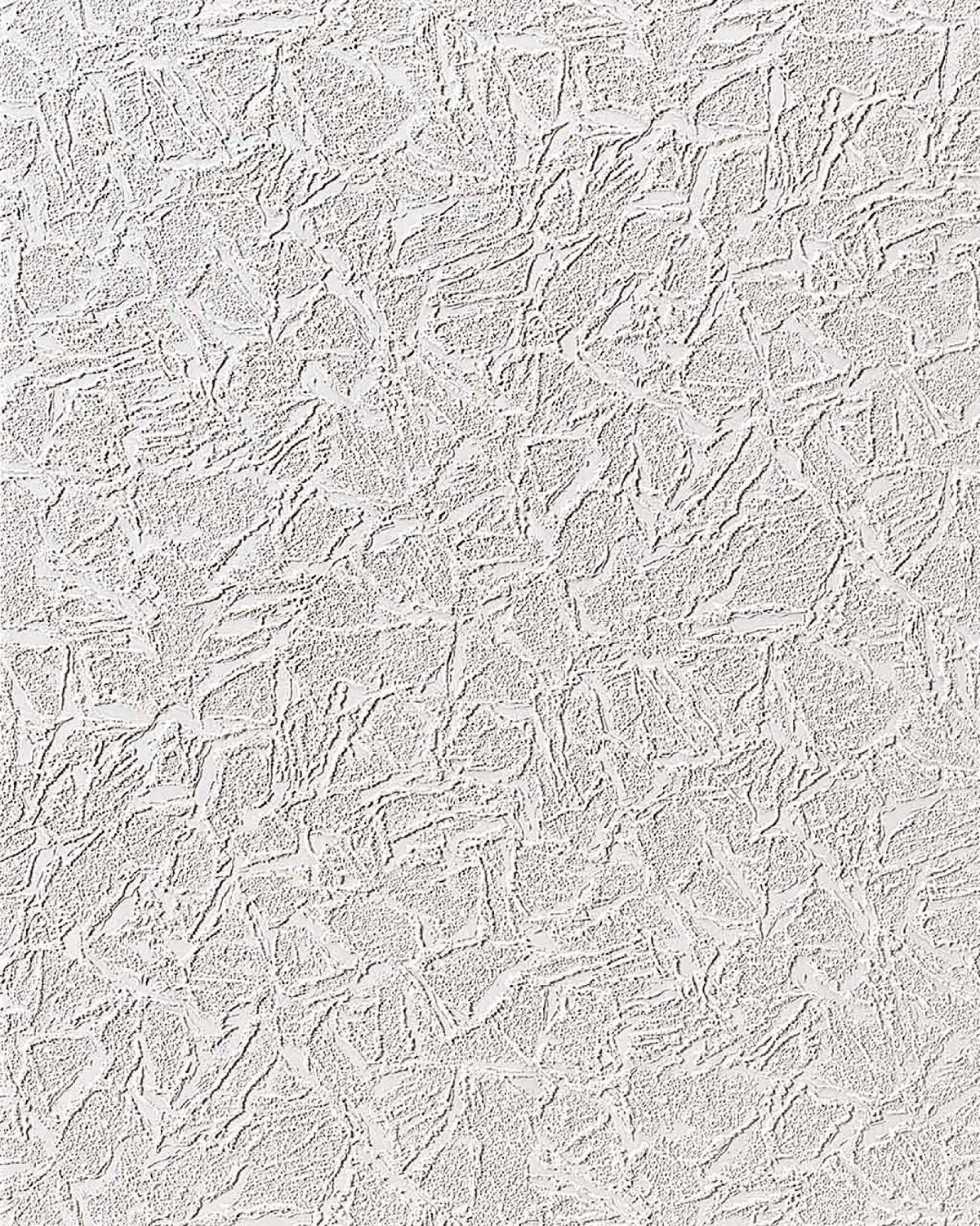 Vinyl wallpaper wall EDEM 238 50 textured 15 Meter metallic white