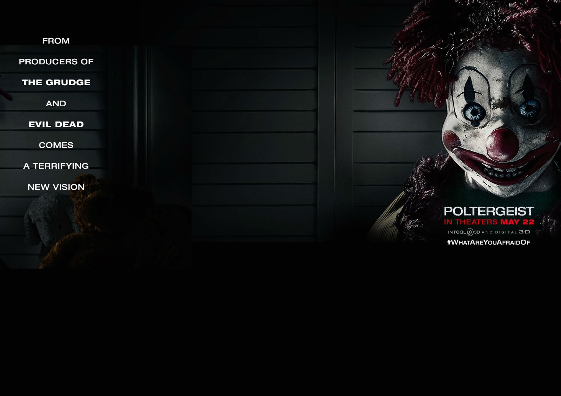 POLTERGEIST horror dark thriller scary creepy evil poster clown