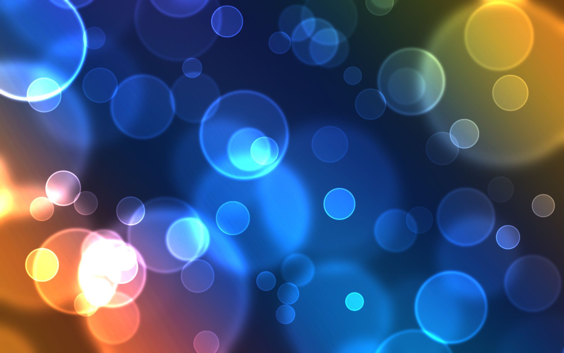 Wallpaper Bubbles, Mugs, Glow, Circles, Blue HD Backgrounds