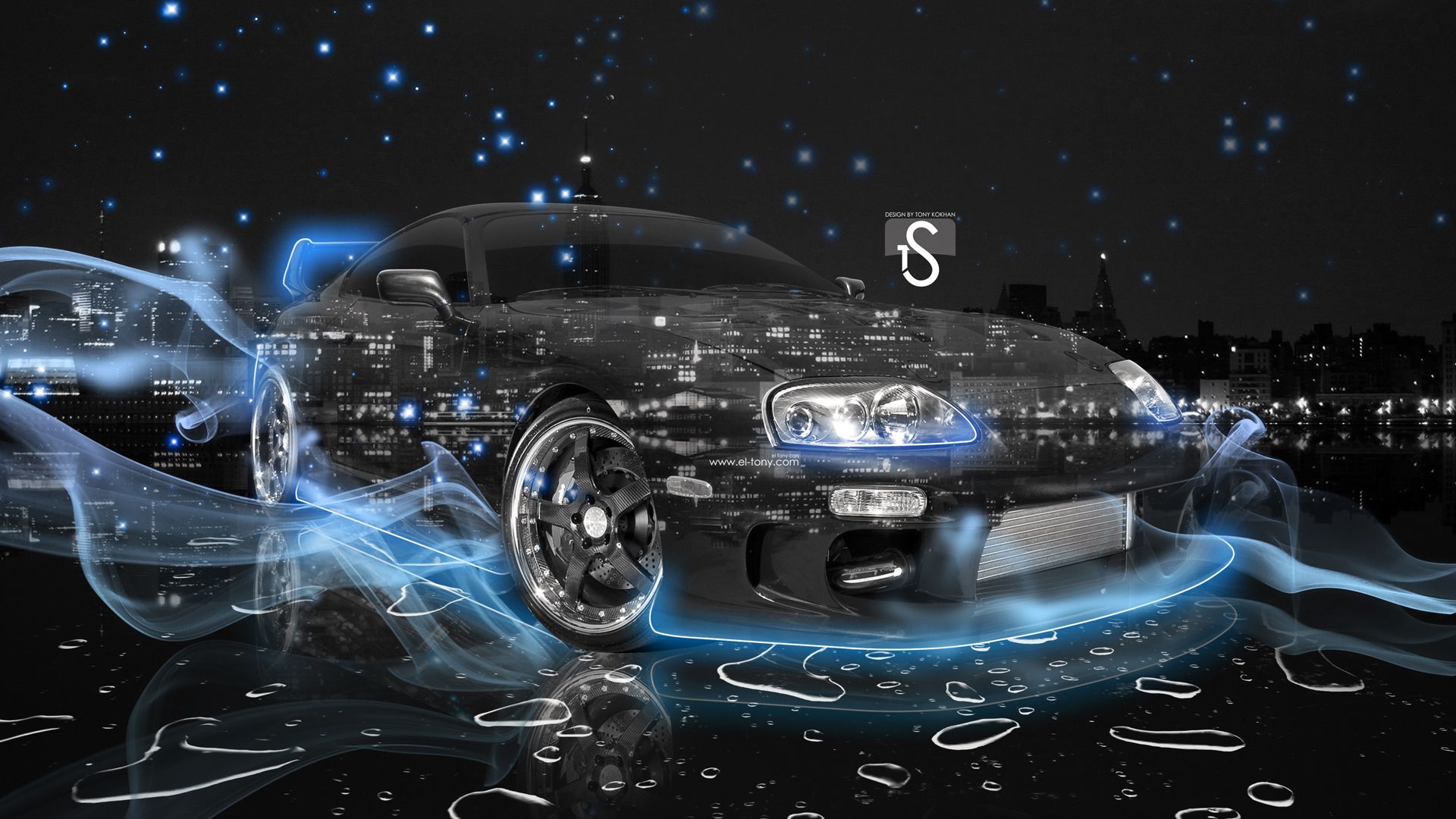 Download Toyota Supra Glow Wallpaper Hd Cars Background