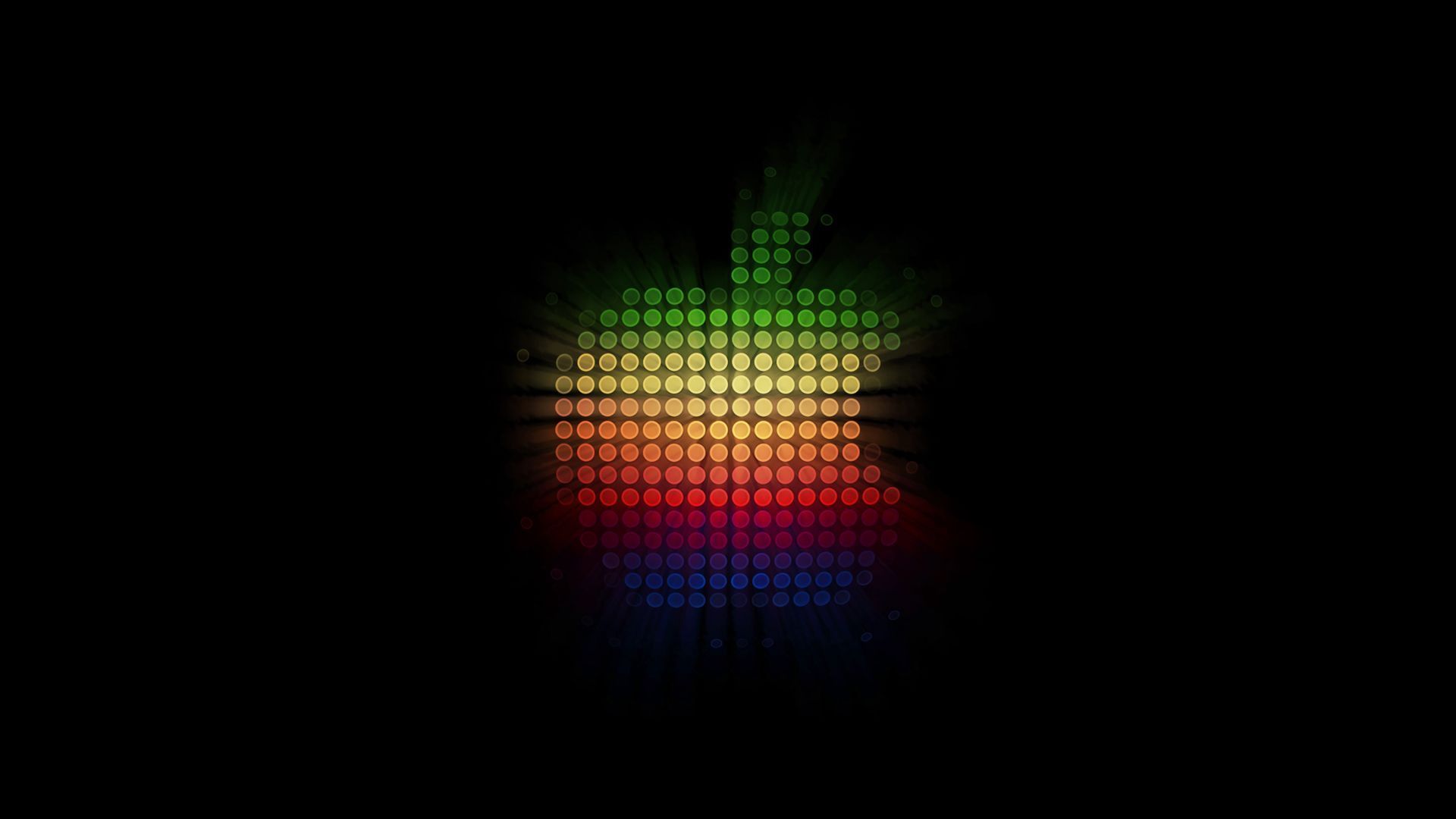 Apple logo glow HD Wallpaper