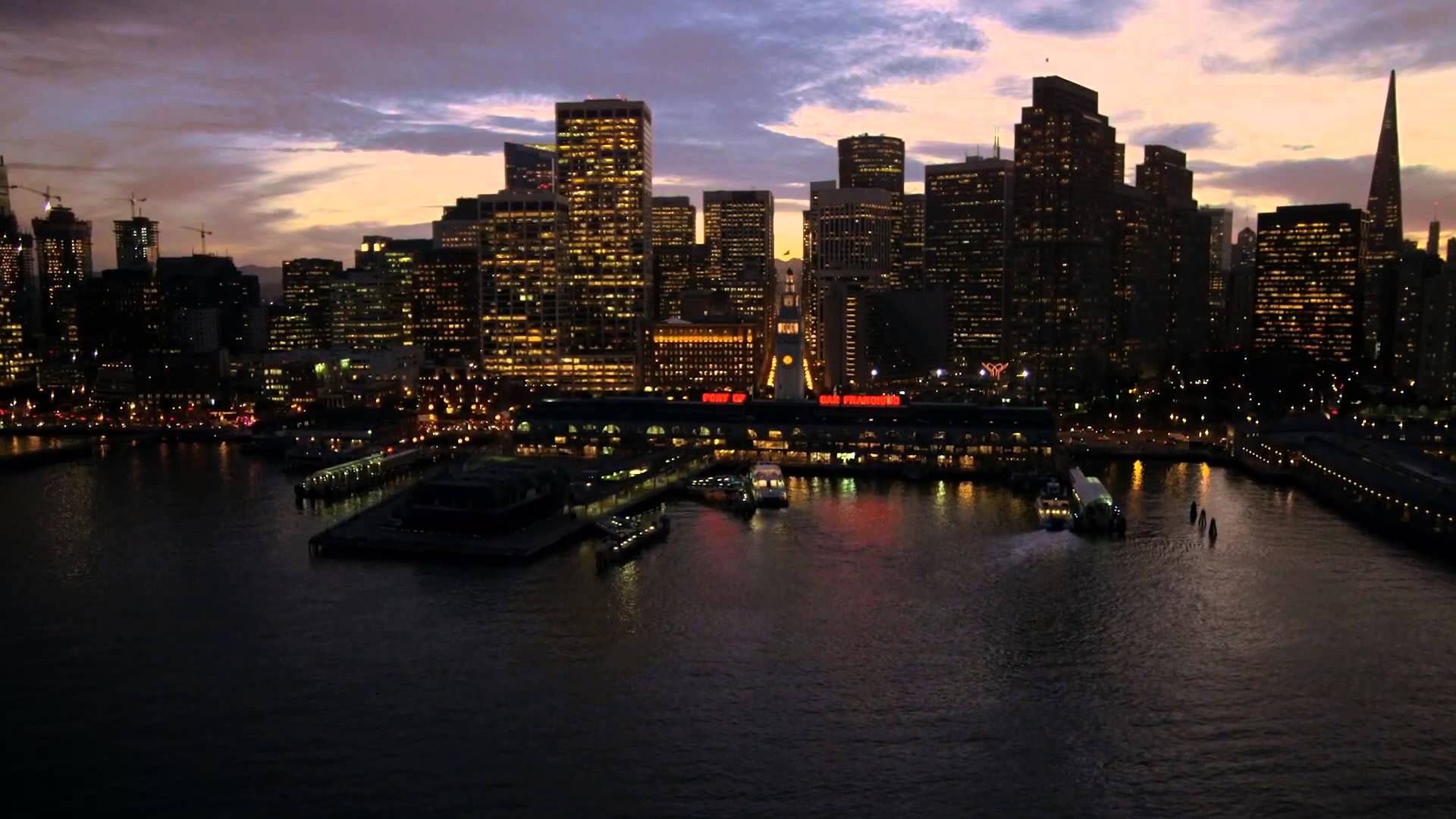Apple TV 4 Aerial Screensaver - Port of San Francisco (Night) + ...