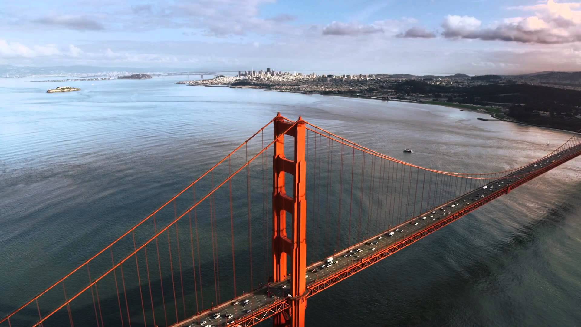 Apple TV 4 Aerial Screensaver - San Francisco Golden Gate Bridge ...