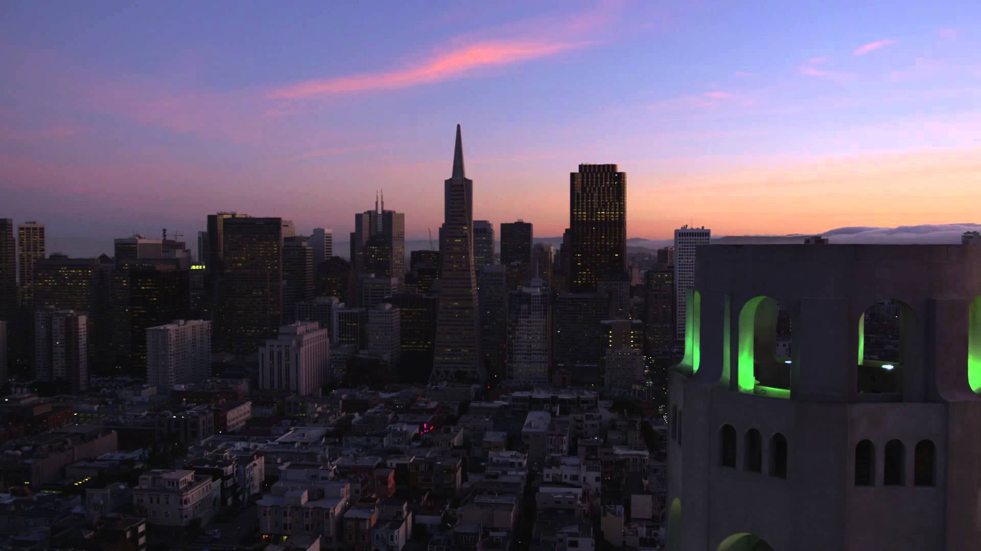 Apple TV Aerial Video Screensaver - San Francisco, Night (4) - YouTube