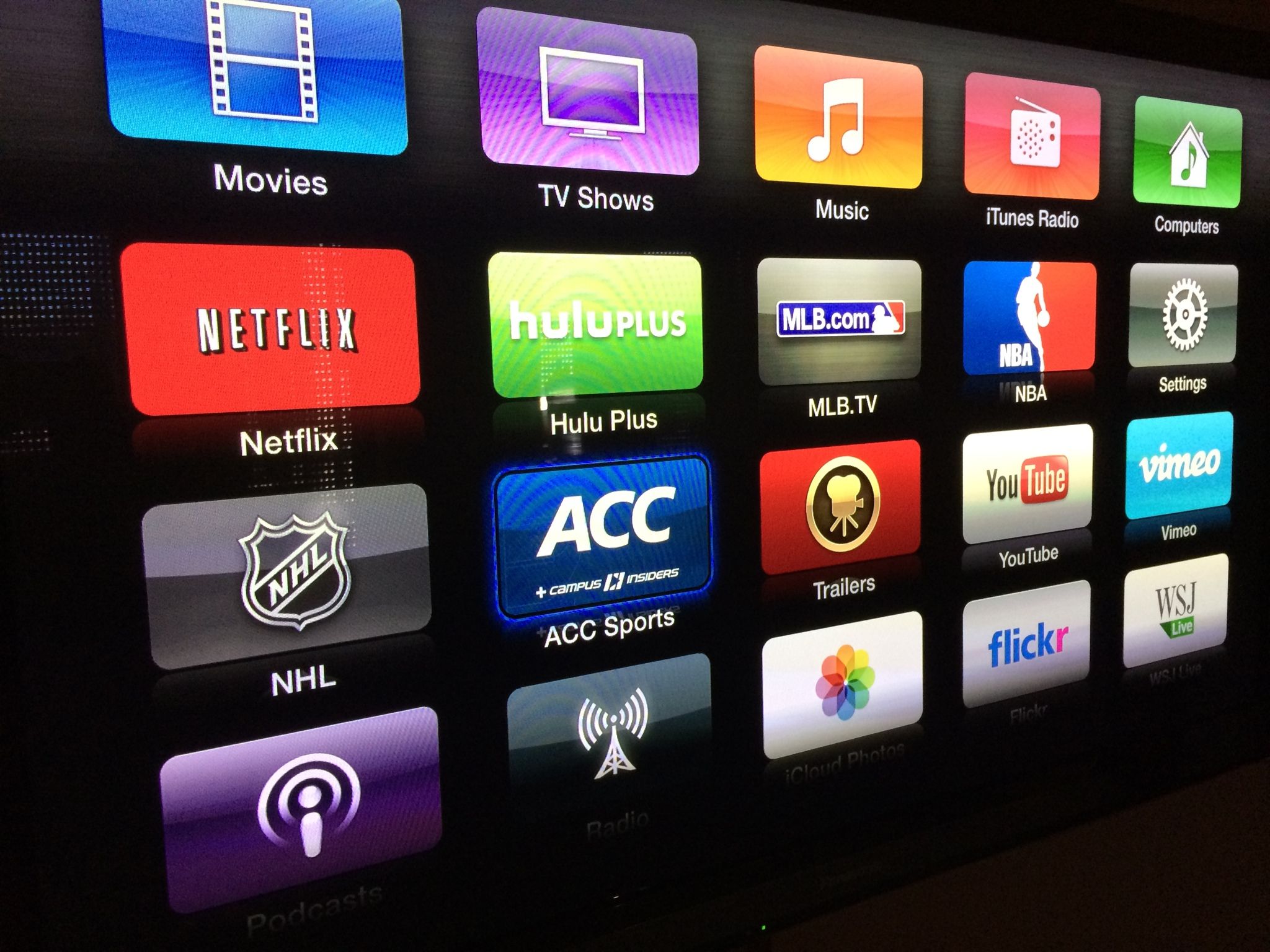 ACC Sports channel added to Apple TV