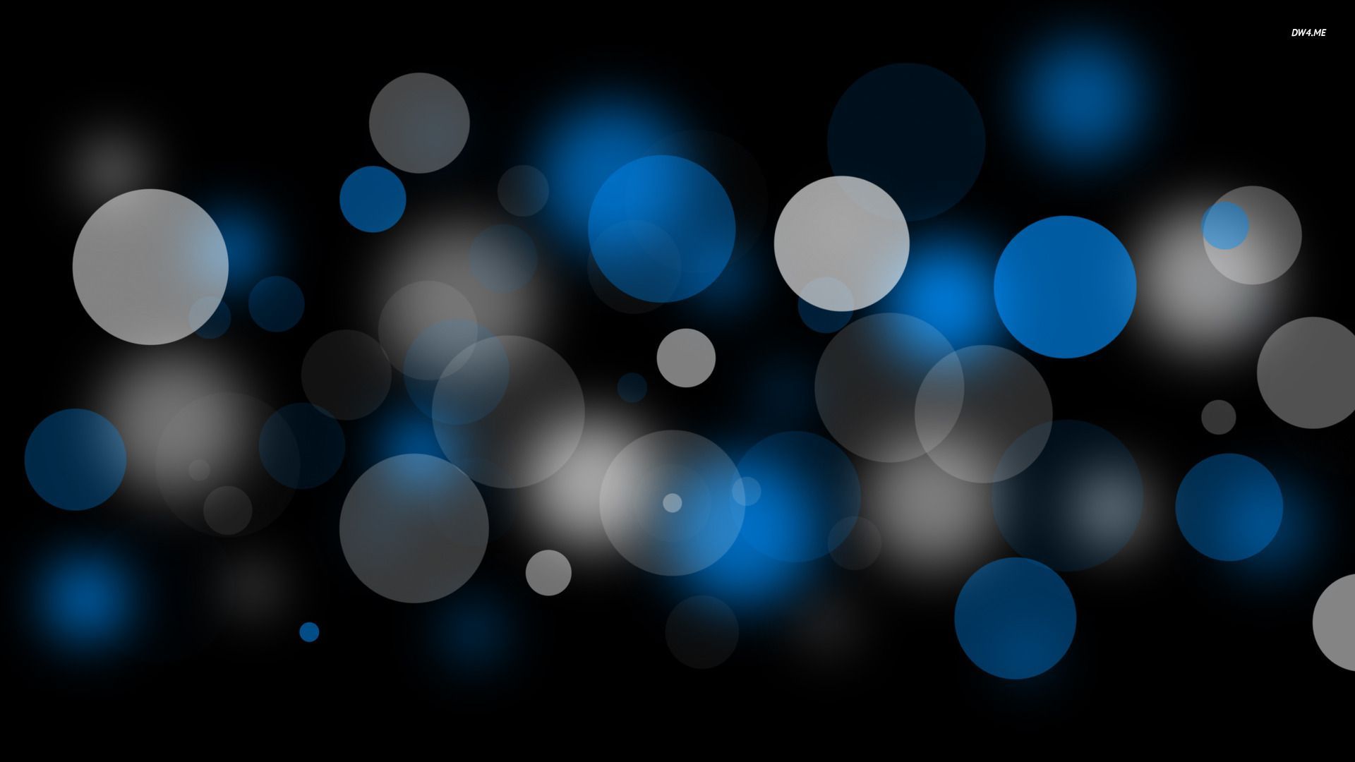 Blue and white bubbles wallpaper - Abstract wallpapers - #805