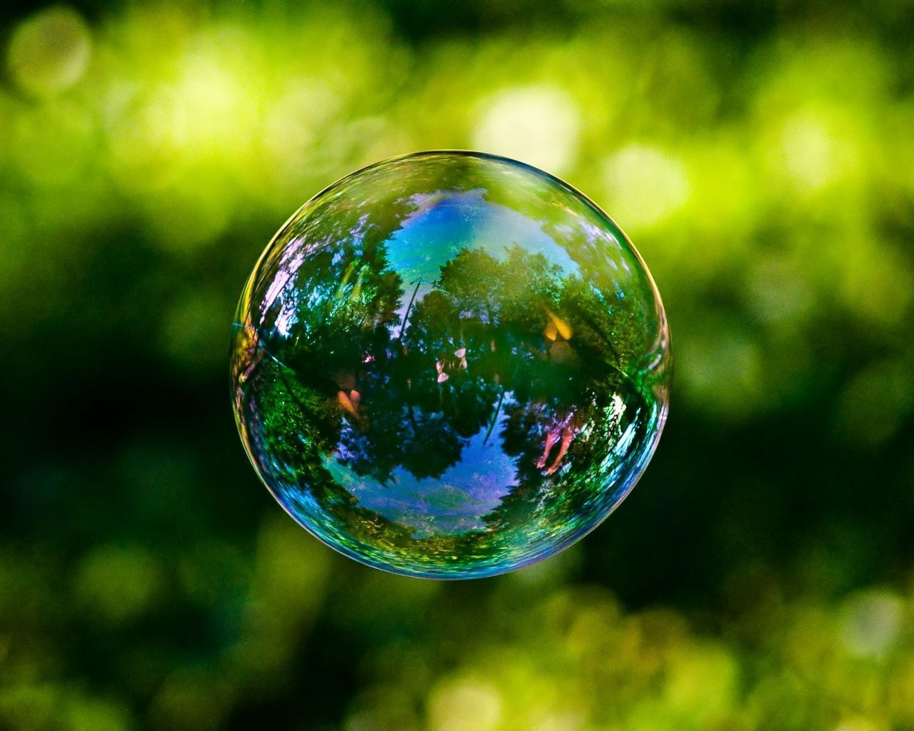 bubbles photography ! | We Heart It | bubbles and green