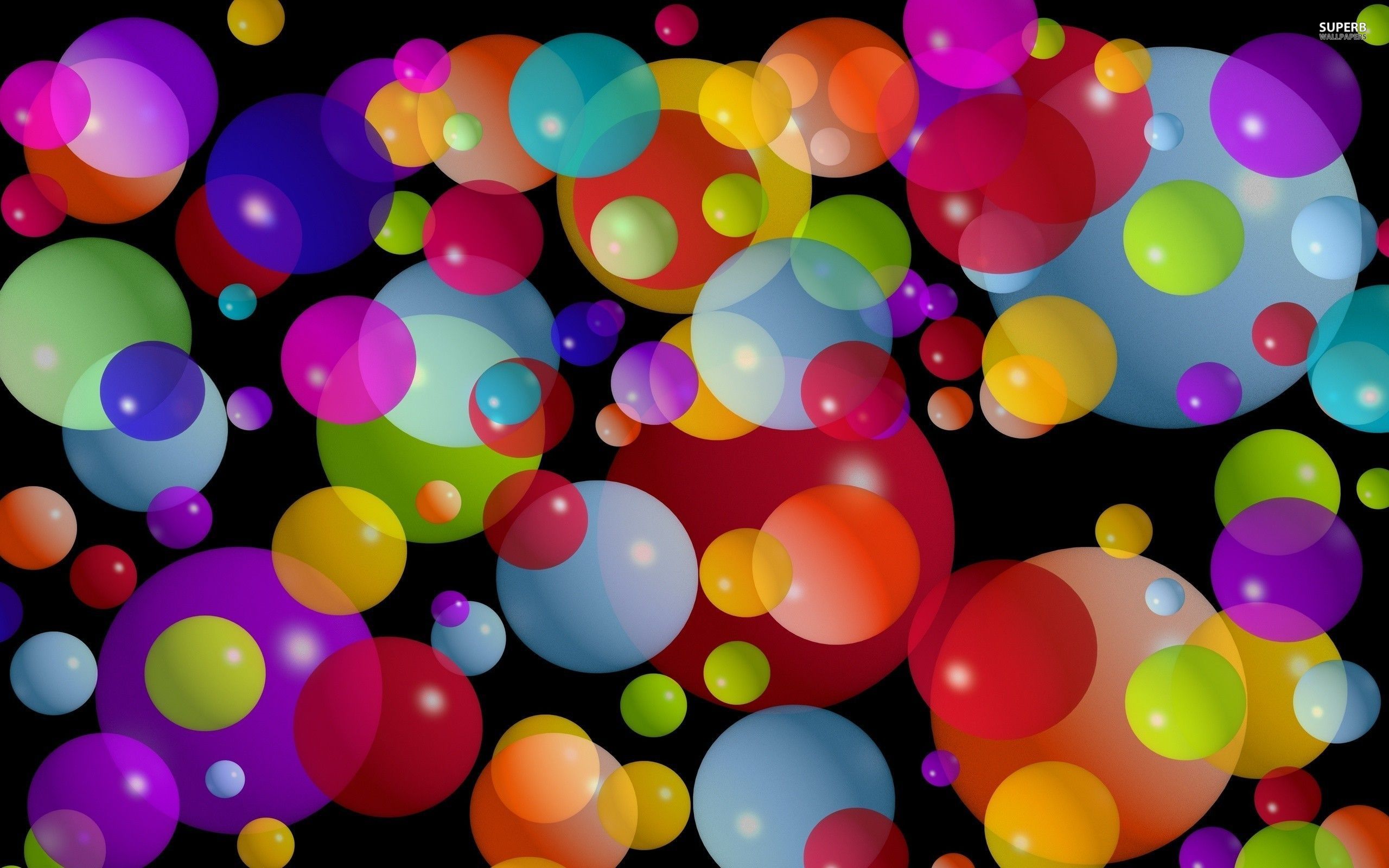 Blurred curves and bubbles wallpaper - Abstract wallpapers - #25133