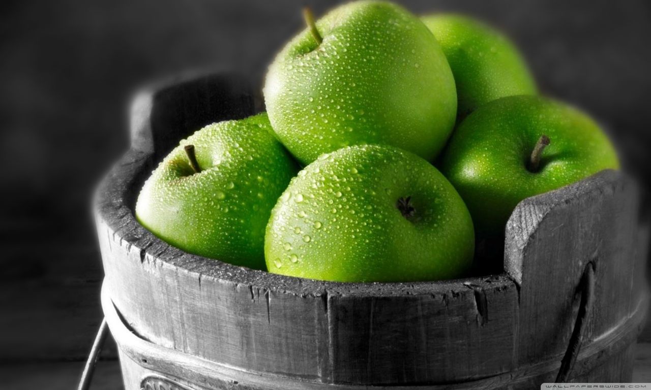 Green Apples HD desktop wallpaper : Widescreen : High Definition ...