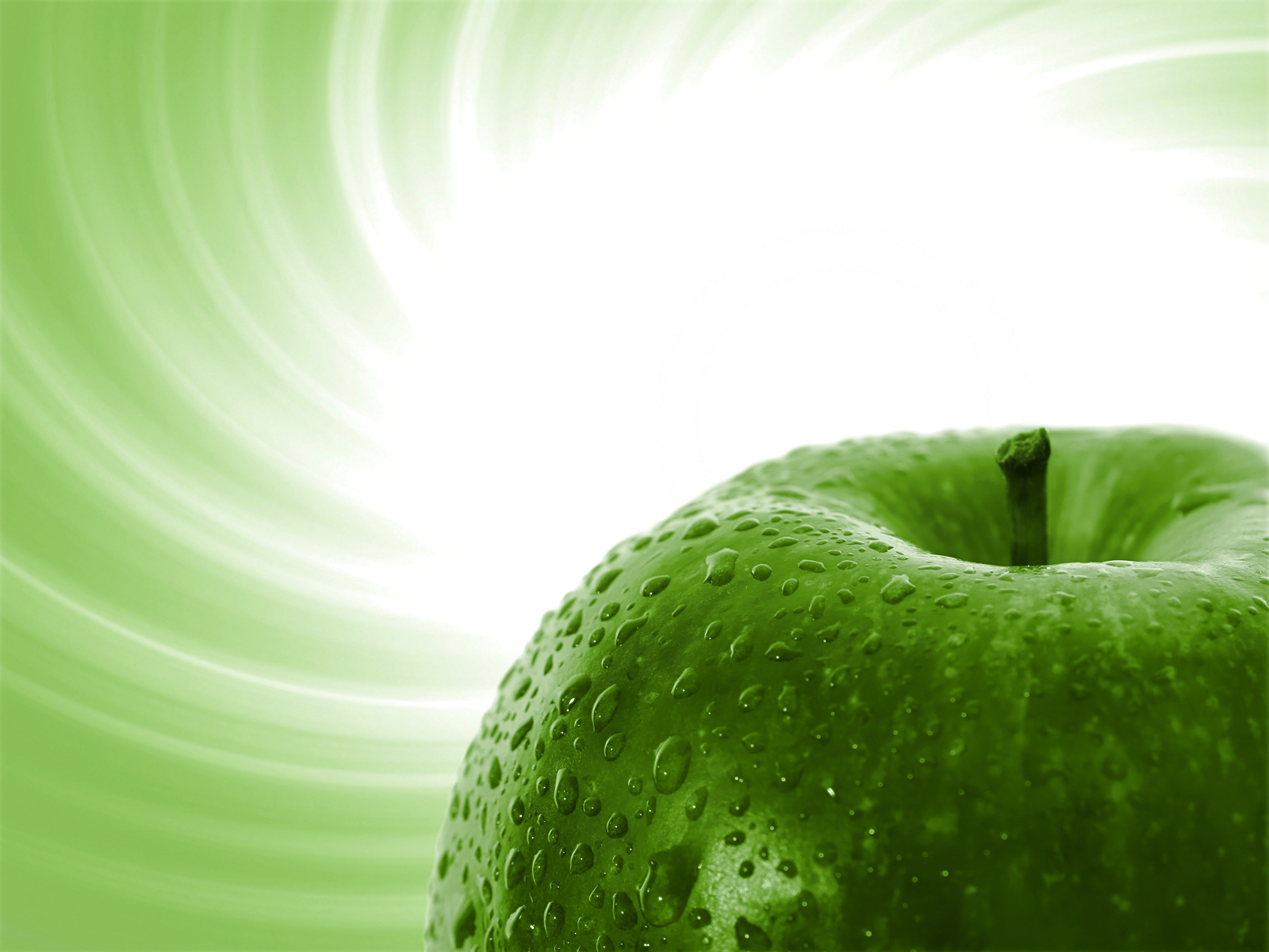 Wet Green Apple wallpaper | The Long Goodbye