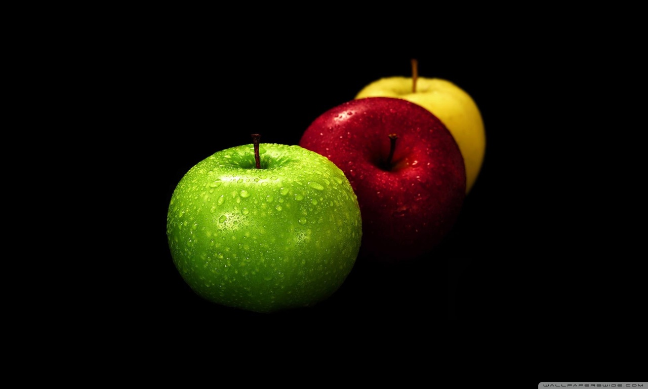 Yellow Red And Green Apples HD desktop wallpaper : Widescreen ...