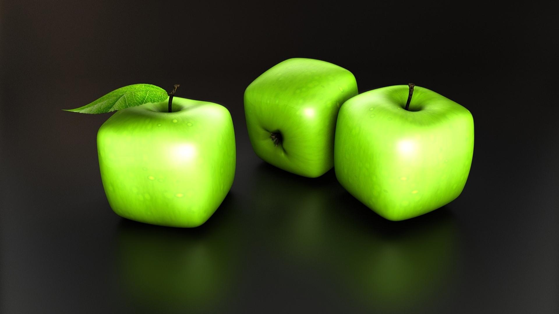 Desktop hd green apple wallpaper free download