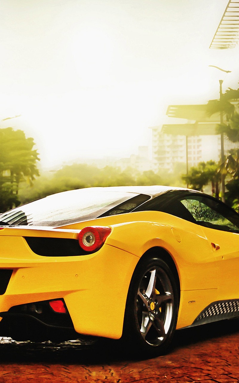 Yellow Ferrari Cars | Cars Magz