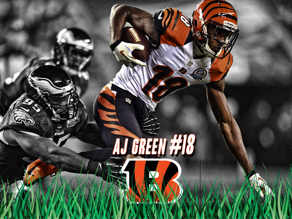 NFL AJ Green Cincinnati Bengals wallpaper HD. Free desktop ...