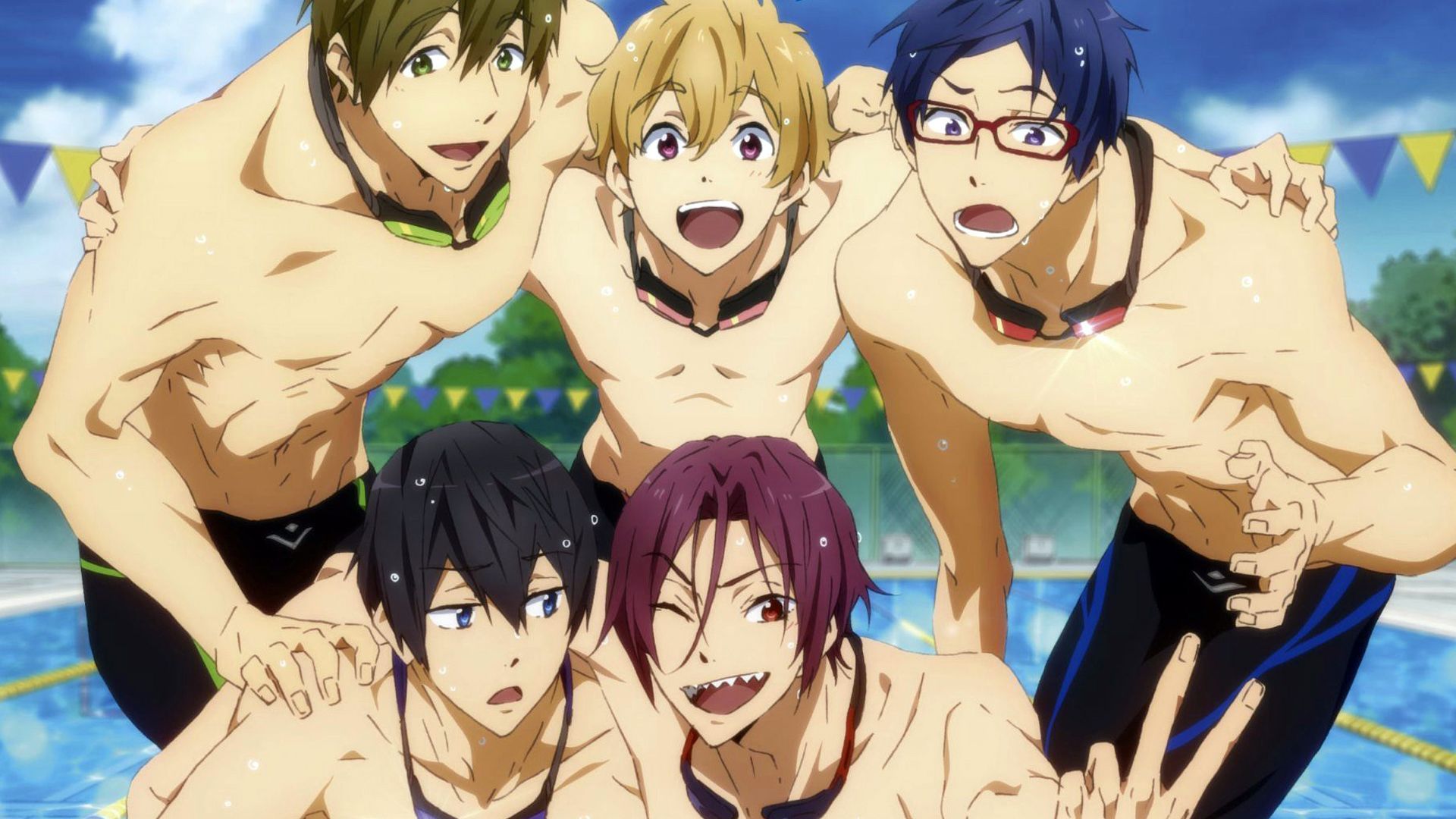 Anime Boys Free! Wallpaper HD