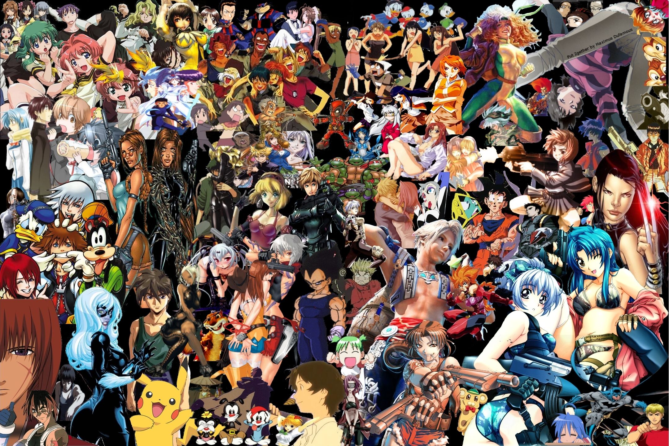 Anime Collage Wallpaper Free Download 14302 - HD Wallpapers Site