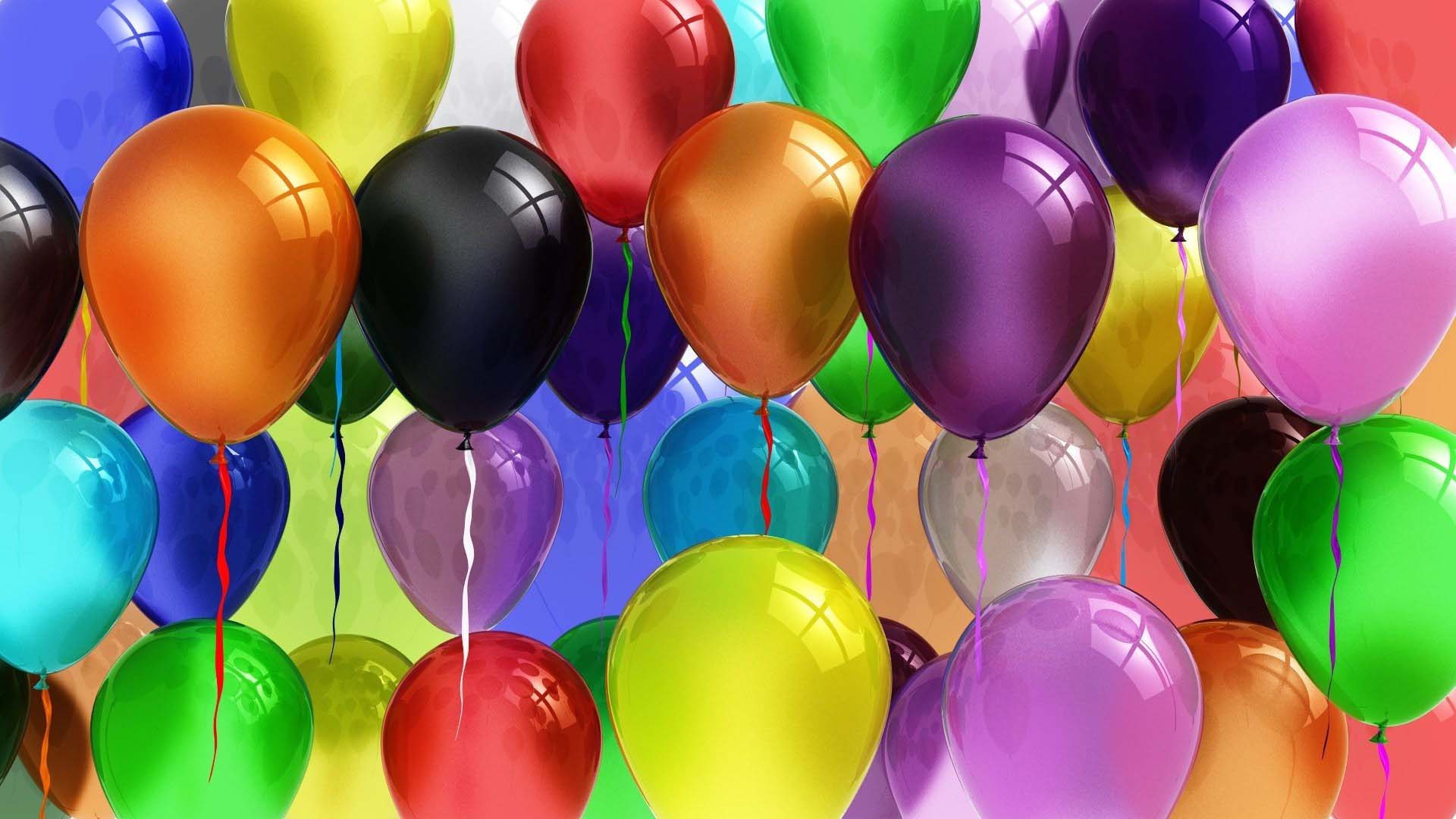 Birthday Balloons Colorful Wallpapers for free – Daily Backgrounds ...