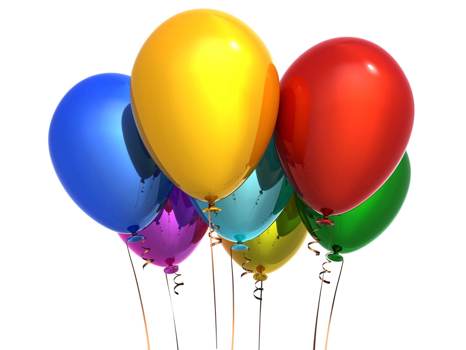 Happy birthday balloons wallpaper - HD Widescreen Backgrounds
