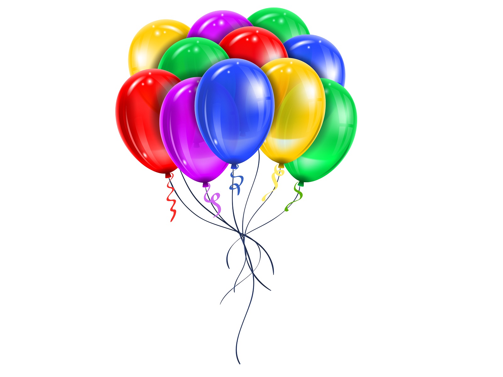 Happy birthday wishes colorful balloons | HD Wallpapers Rocks