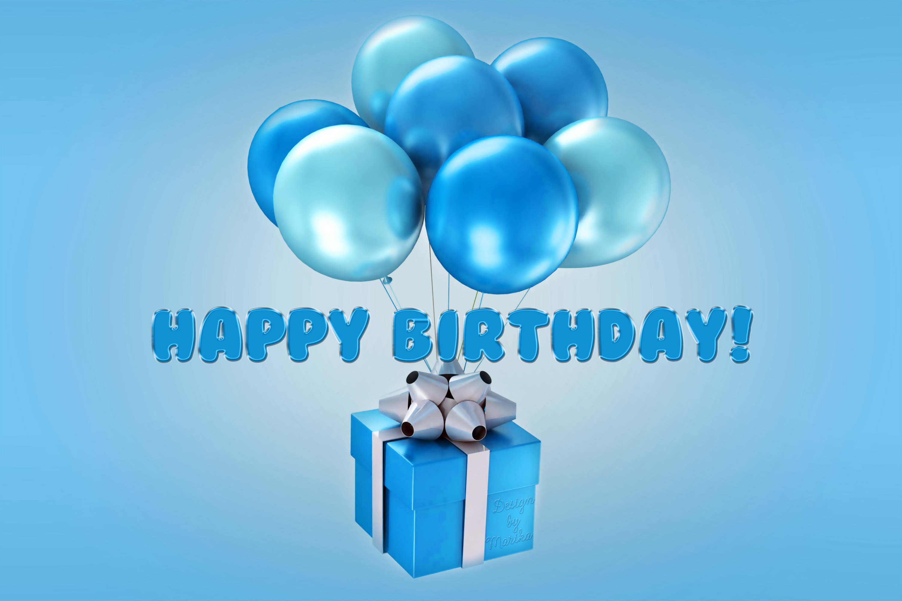 Blue Birthday Balloons Images - birthday balloons wallpaper stablebill