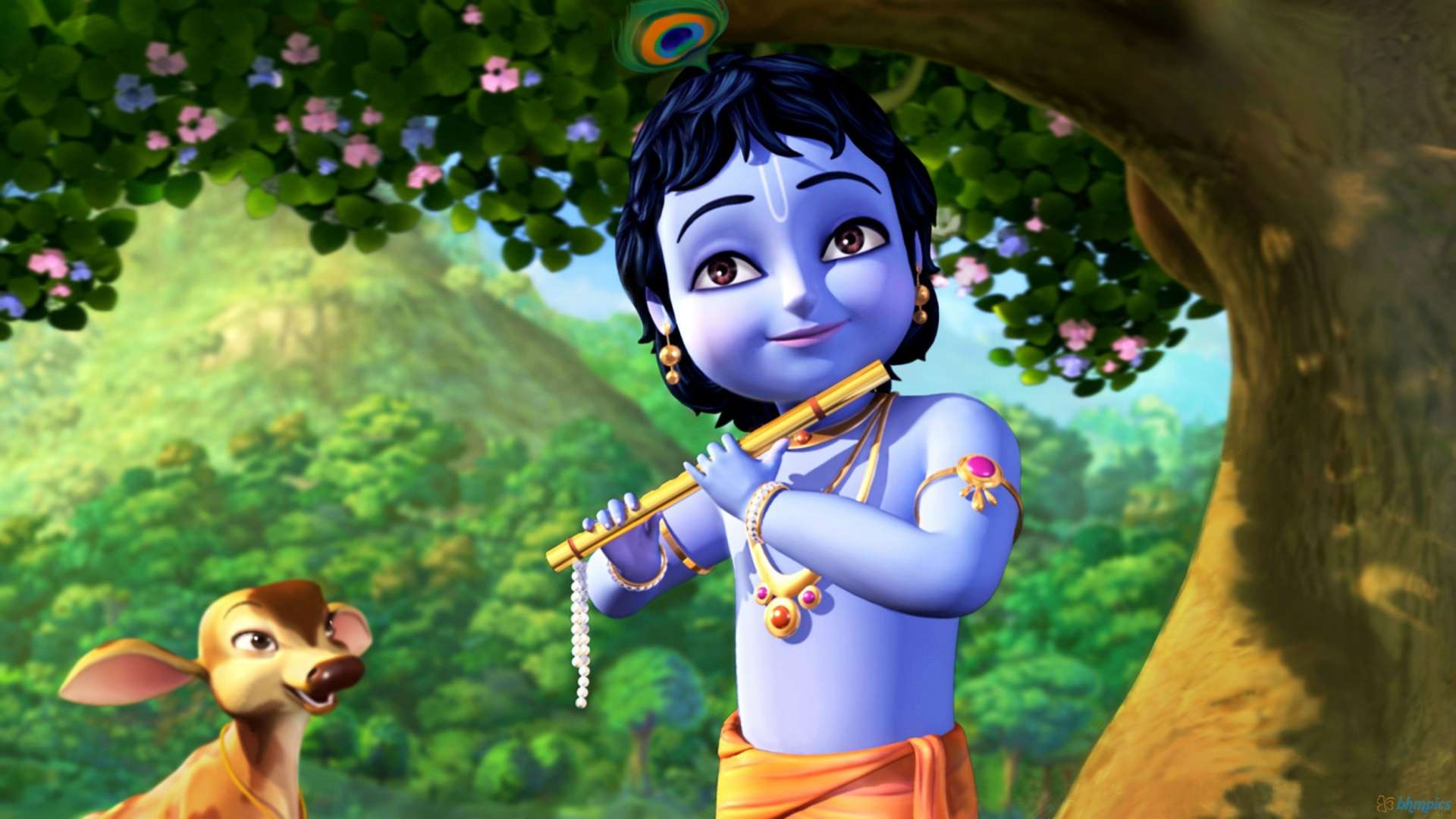 Khrisna Animation Cute Wallpapers #4524 Wallpaper | High Quality ...