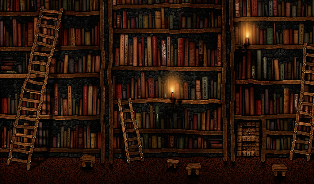 Books library wallpaper - - High Quality and Resolution