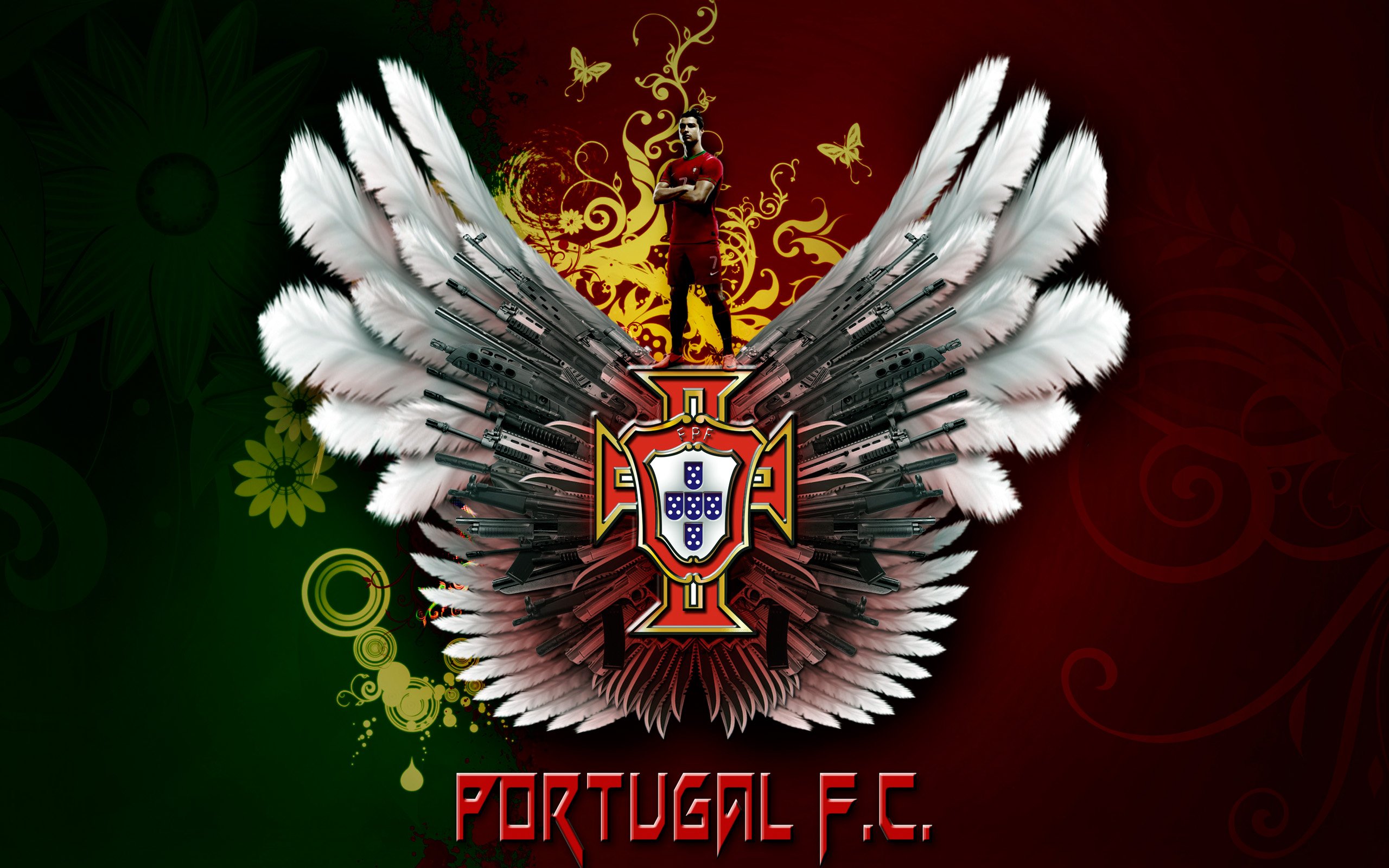 Soccer men Portugal Cristiano Ronaldo football player wallpaper ...