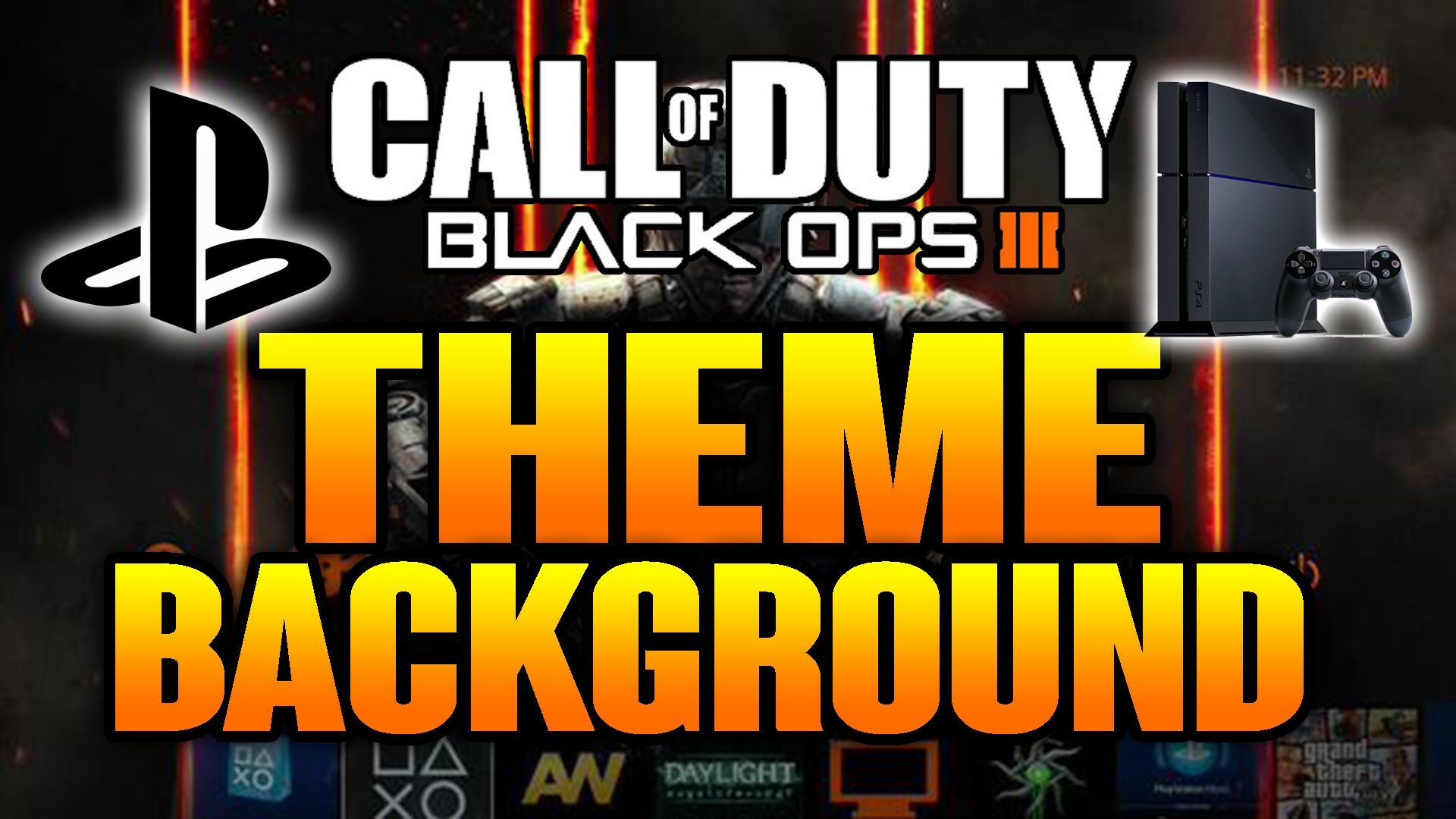 Black Ops 3 - PS4 Black Ops 3 Theme Background & Bonus Camo via ...