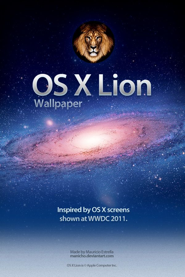 Mac OS X Lion Wallpaper by mauricioestrella on DeviantArt
