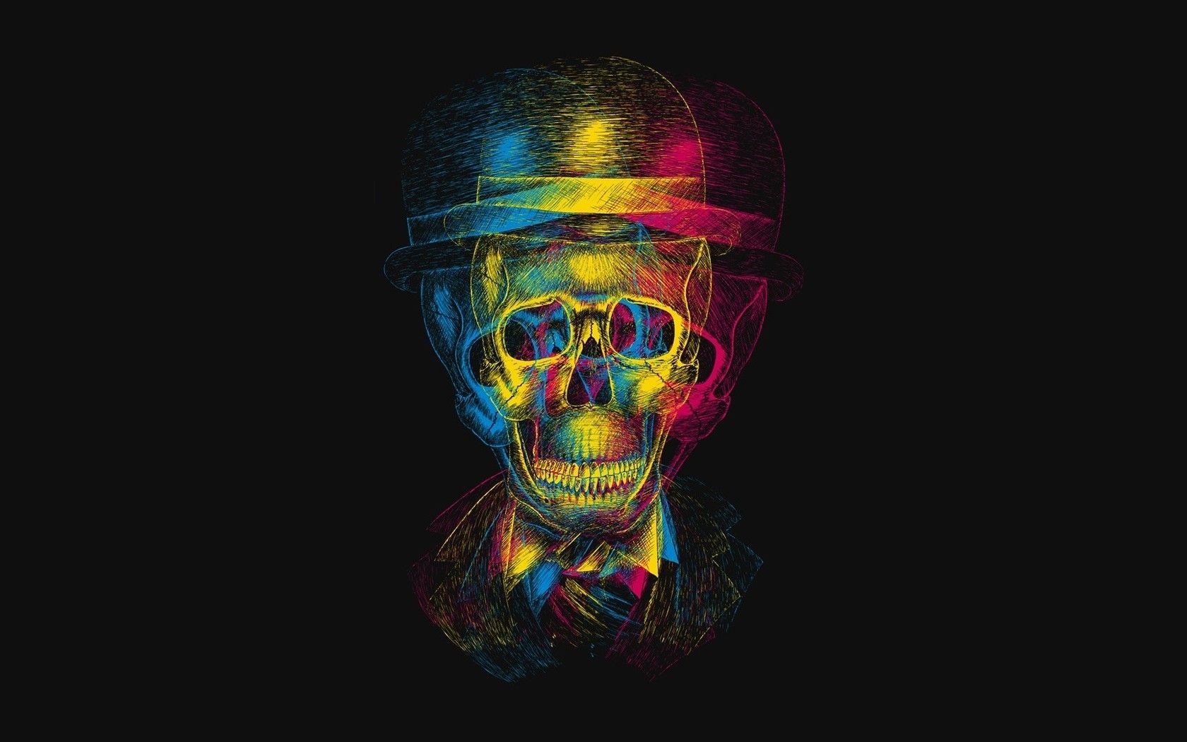 Skull in Hat wallpapers and images - wallpapers, pictures, photos
