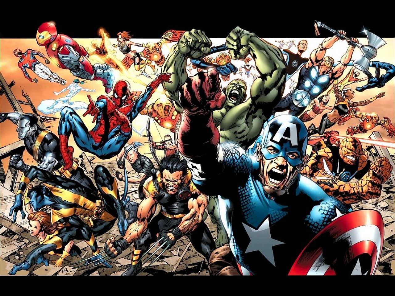 Spiderman Avengers Marvel Comic Wallpaper | Wallpapers Gallery
