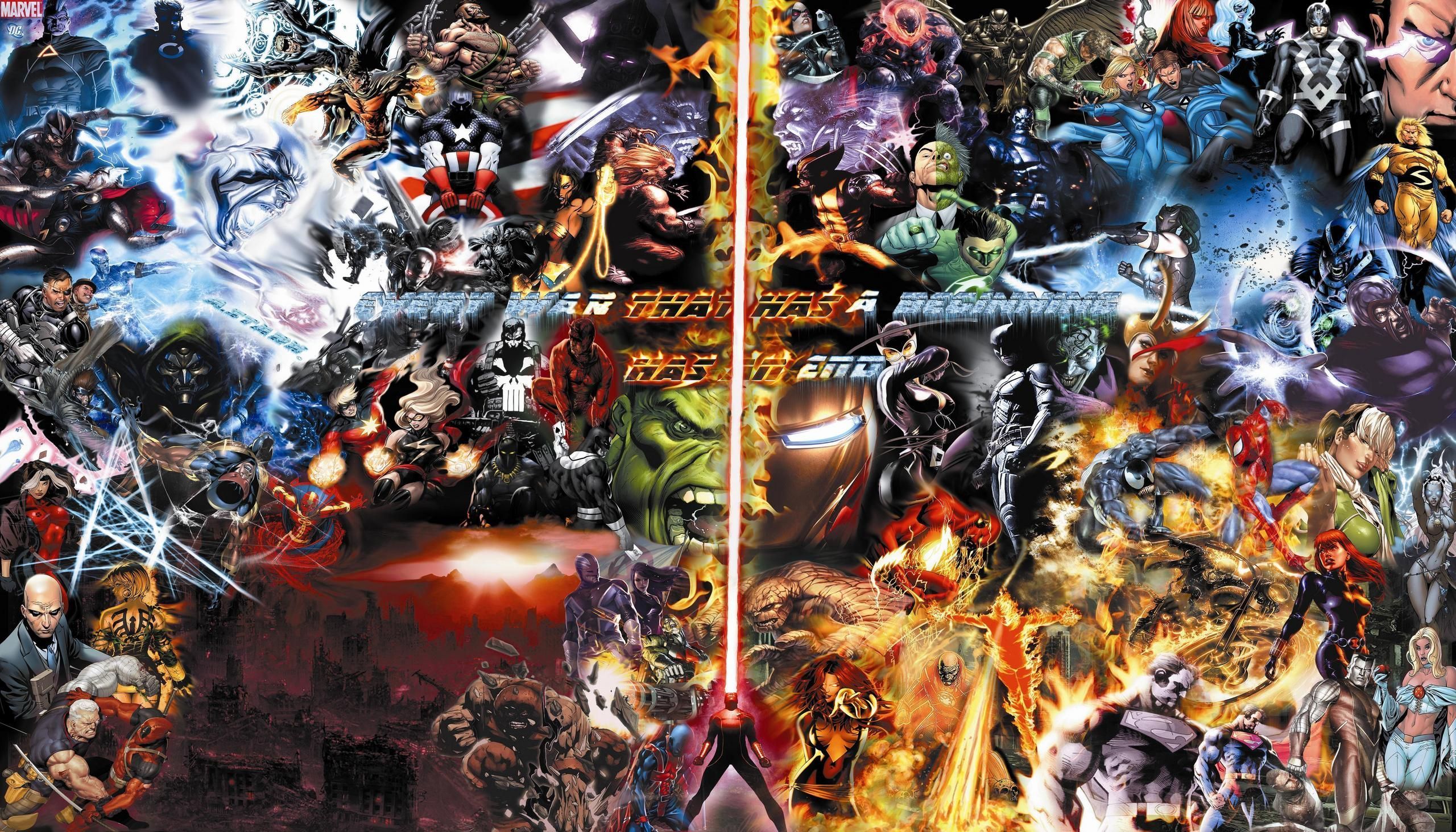 Download Final War Marvel Dc Charcaters Marvel Comics Wallpaper ...