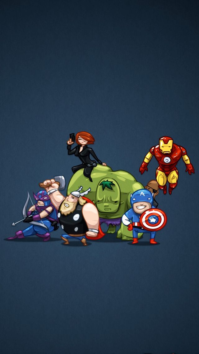 Avengers cartoon | Phone Wallpapers | Pinterest | Avengers Cartoon ...