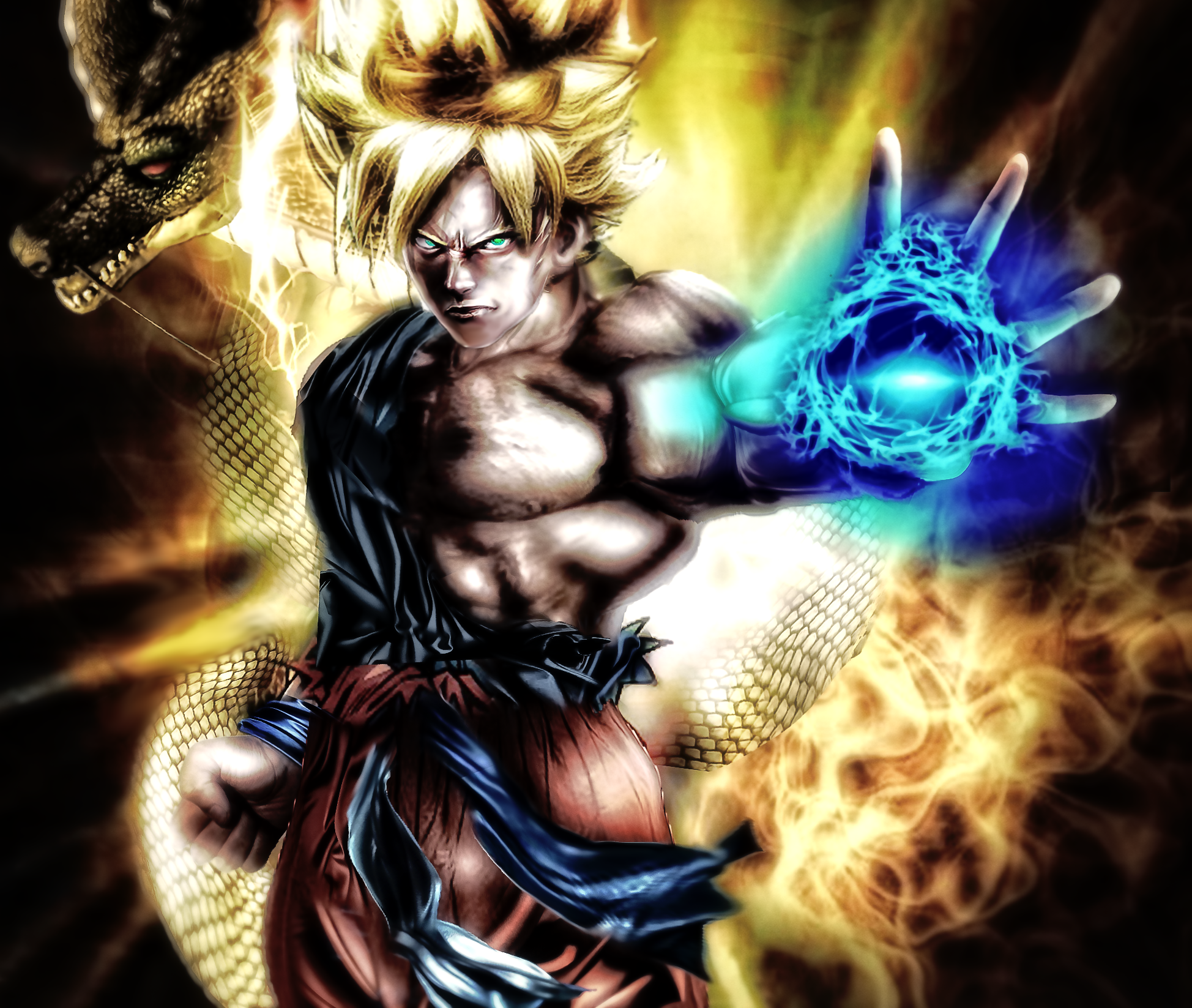 goku ssgss infinito by toceda on DeviantArt  Dragon ball super art, Goku,  Anime wallpaper