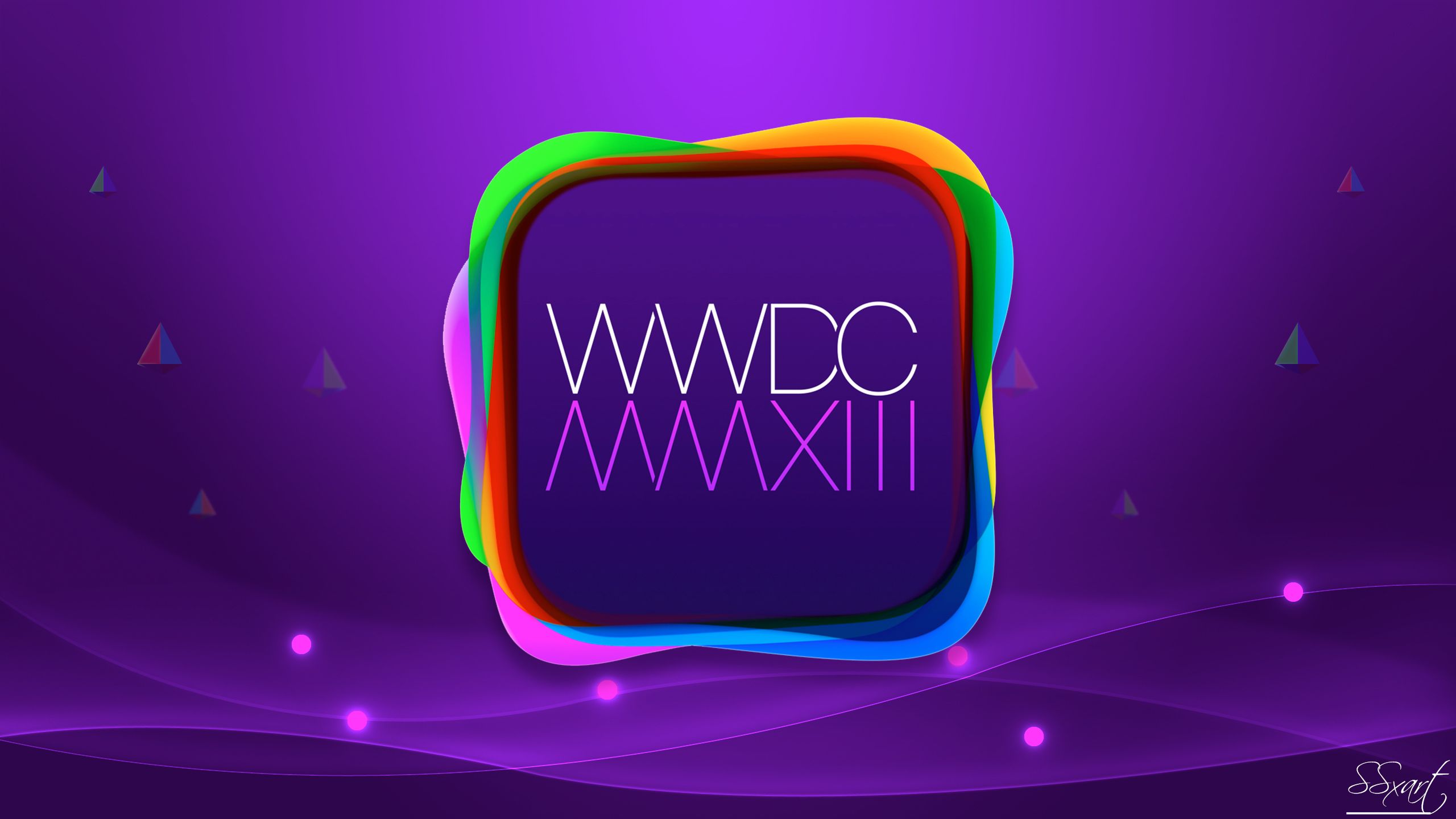 WWDC 2013 Apple event Wallpaper for iMac 27 inch by SSxArt