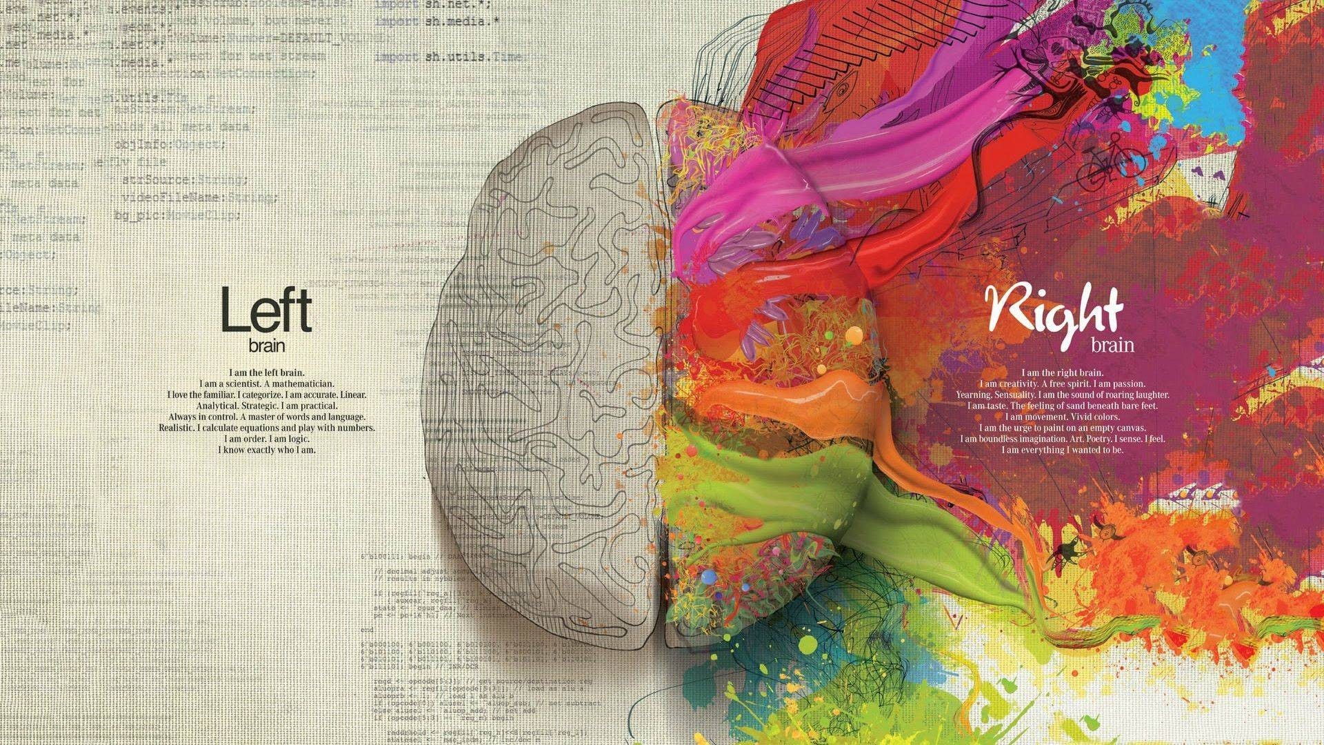 Brain Left Right Thinker Cognitive Cover Photo Wallpaper - Album ...