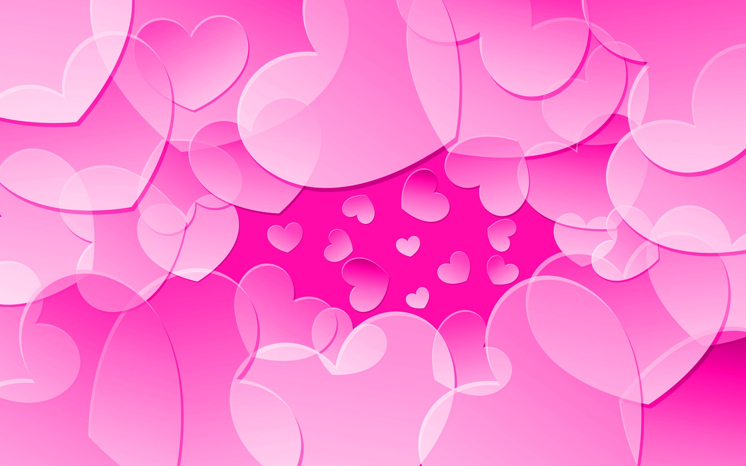 Pink Heart Wallpapers - Wallpaper HD Base