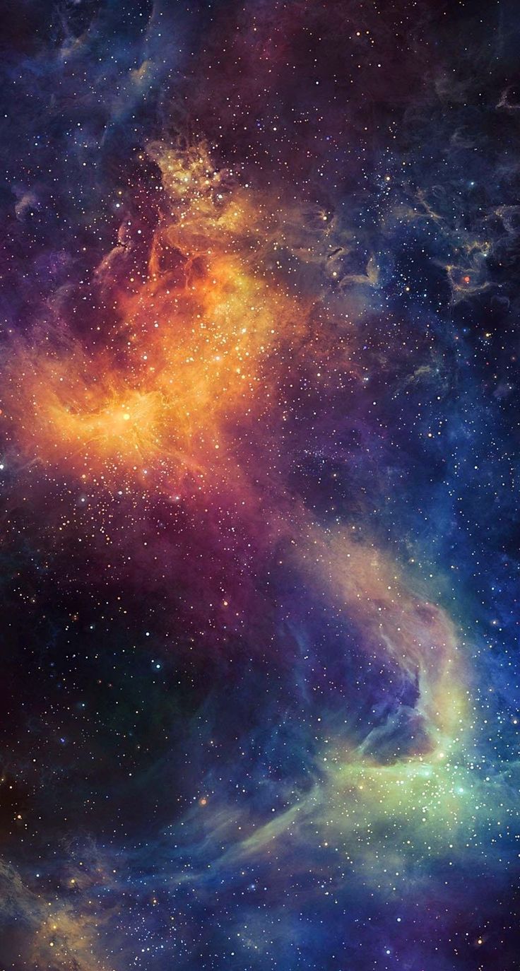 Beautiful Colored Space Nebula iPhone 6 Plus HD Wallpaper | iPhone ...